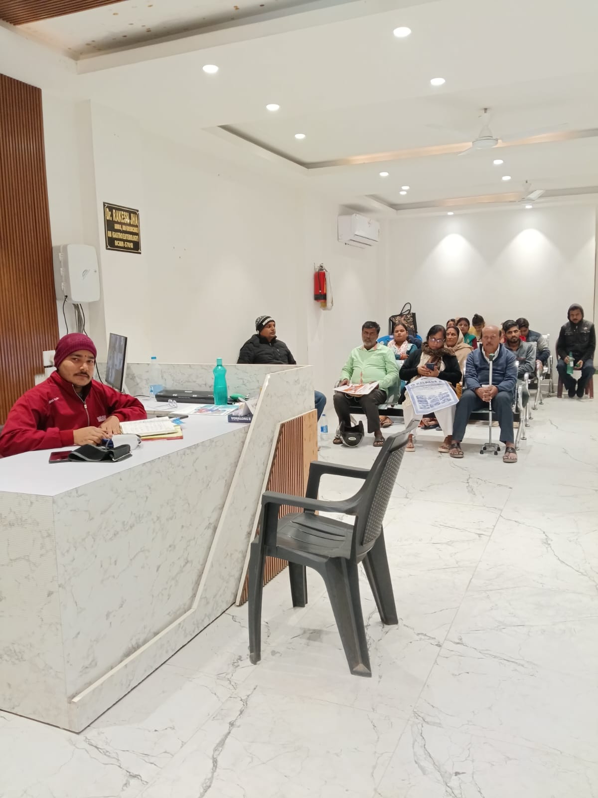 Consultation room at Nachiketa Gastro Clinic Patna